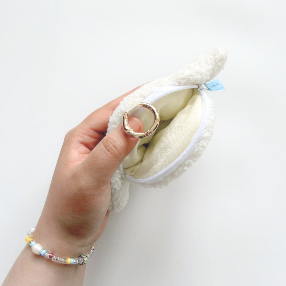 Boucle Plush Cinnamoroll Sanrio Zipper Makeup Pouch for adults