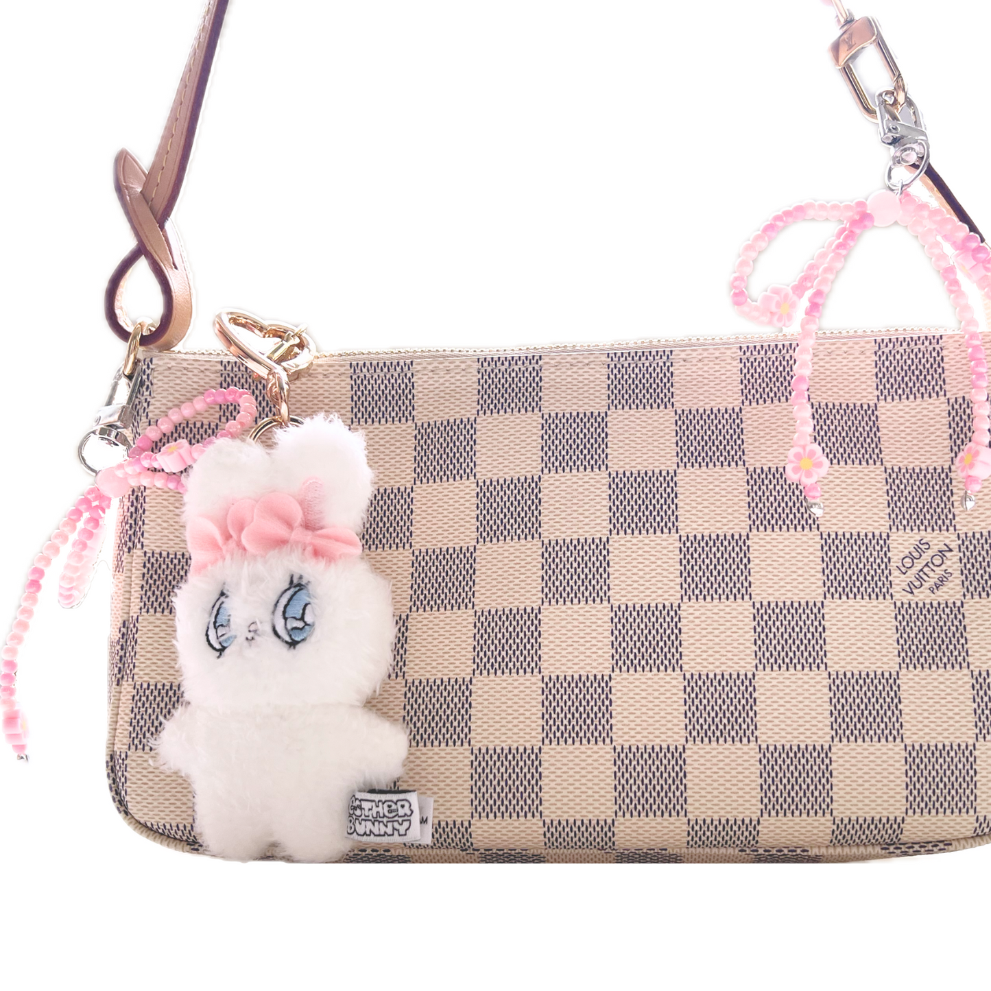 Cute Korean Gift Esther Bunny Keychain