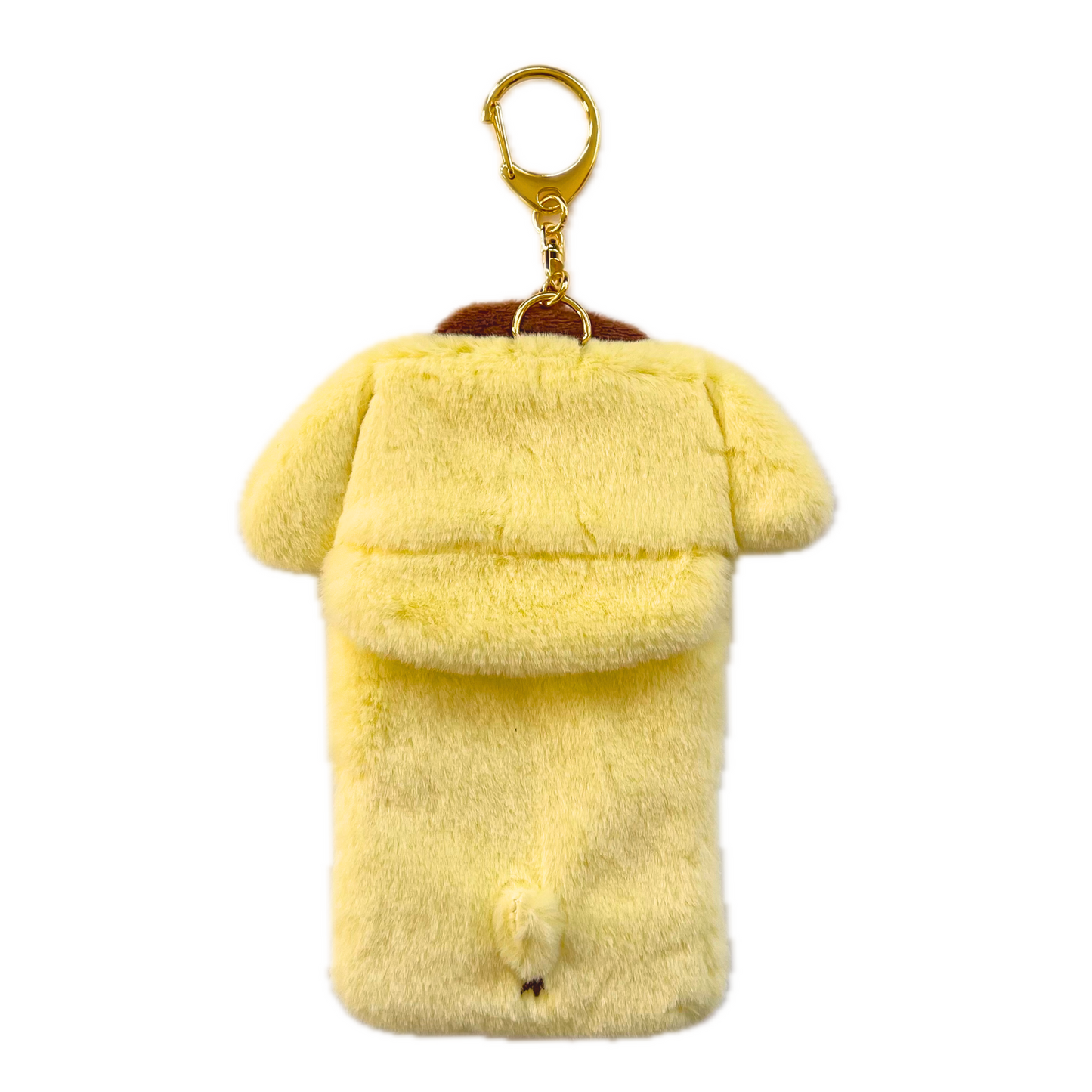sanrio pompompurin plush ID badge holder backside