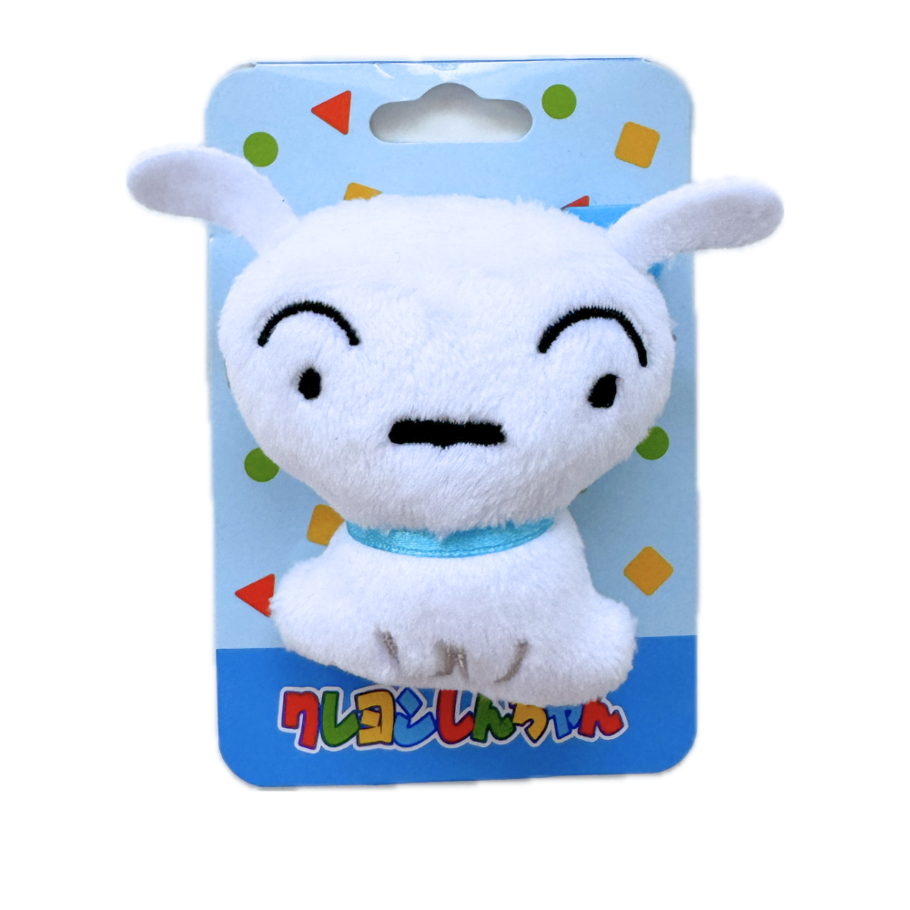 crayon shinchan shiro plush pin