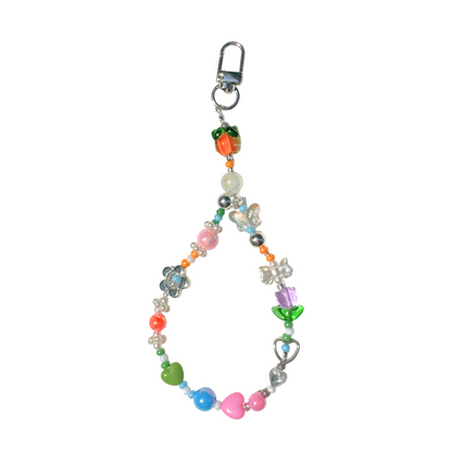 Fall Garden Party Beaded Bag Charm