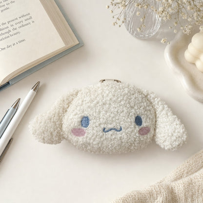Boucle Sanrio Cinnamoroll Plush Coin Purse Keychain Bag Charm