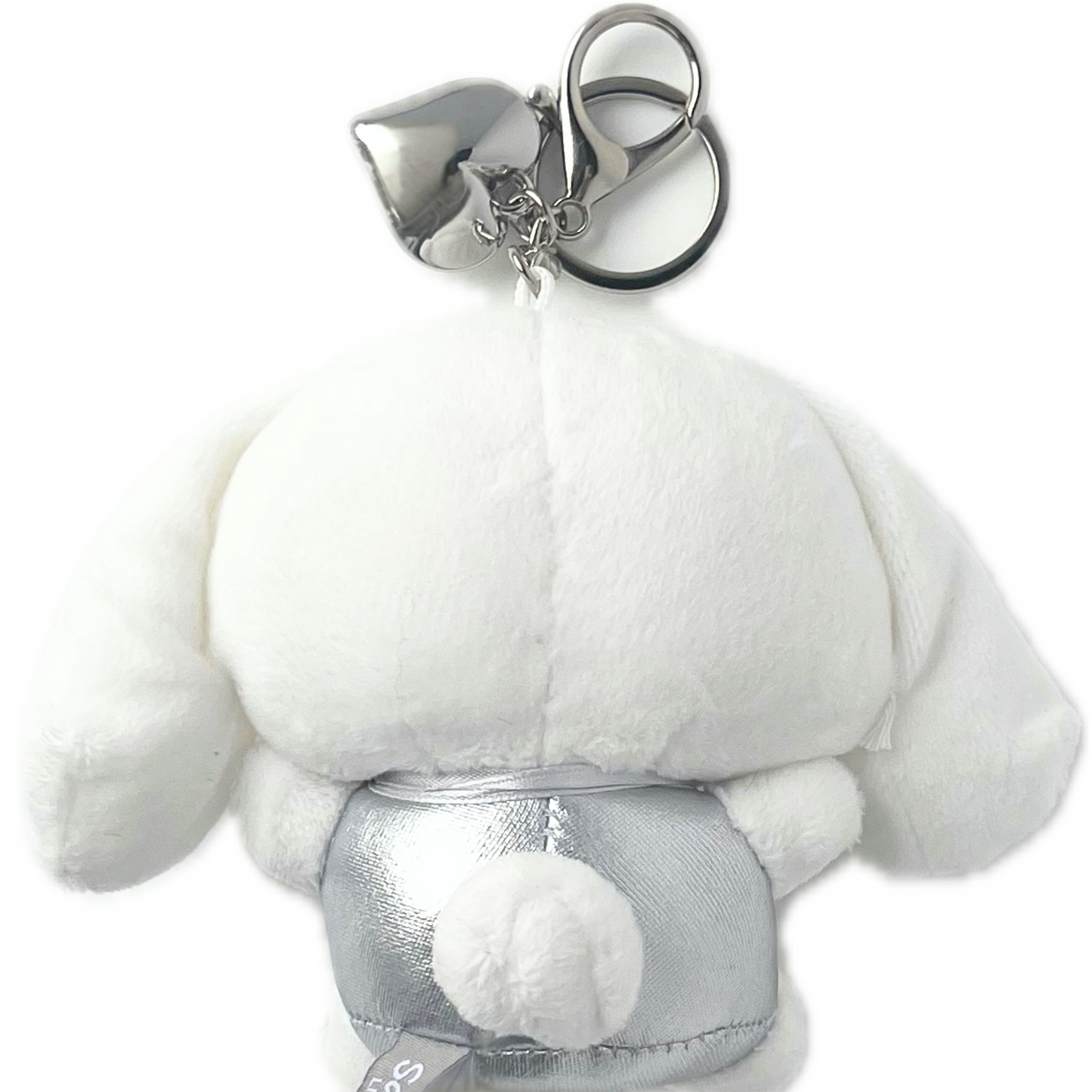 Y2K Silver Cinnamoroll Large Plush Keychain Bag Charm