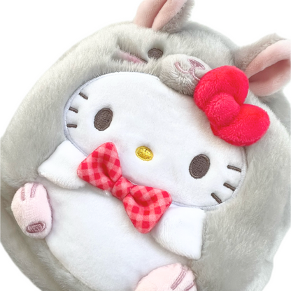 Sanrio Hello Kitty Chinchilla Zipper Makeup Pouch (Fauna Friends Series)