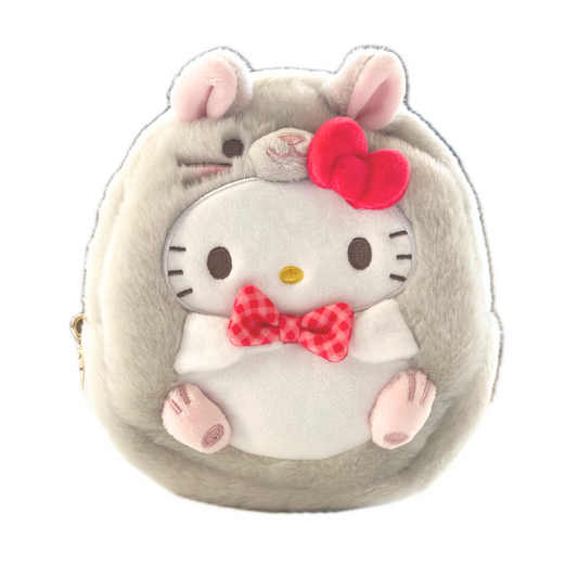 hello kitty fauna friends cute plush pouch