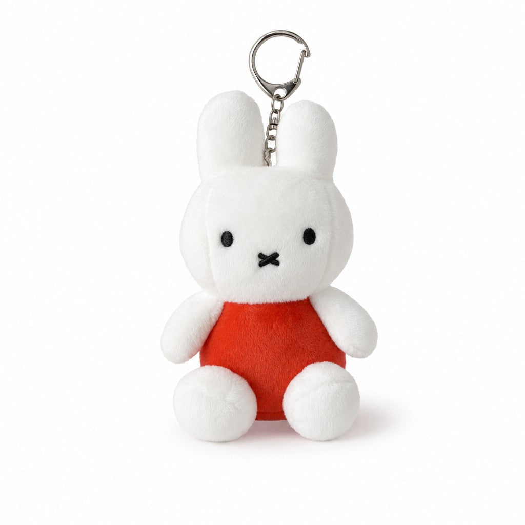Miffy Plush Keychain Bag Charm — Clasic Orange Dress